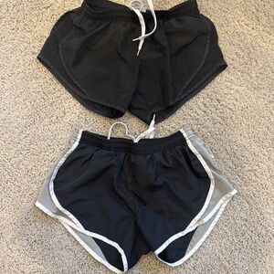 Girls Soffe nylon shorts